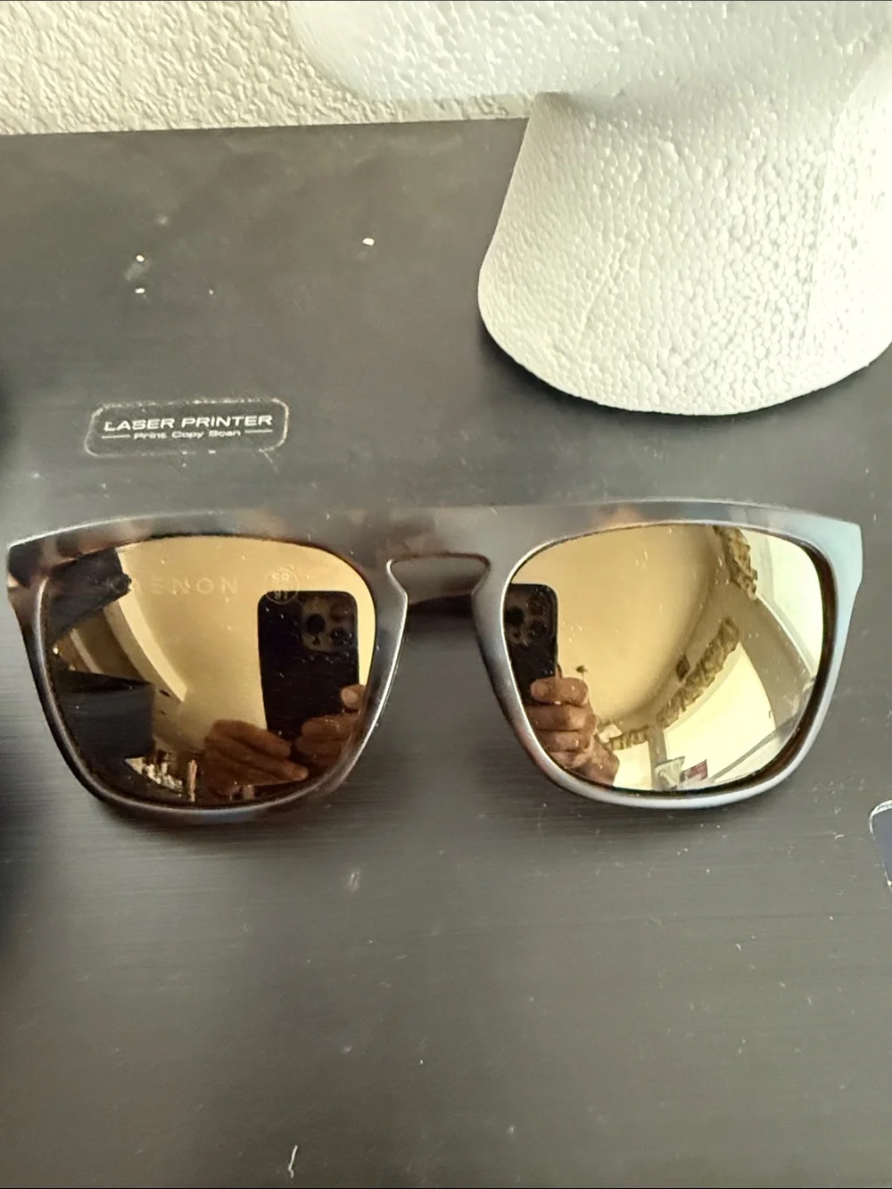 Kaenon leadbetter polarized matte tort/gold mirror sunglasses